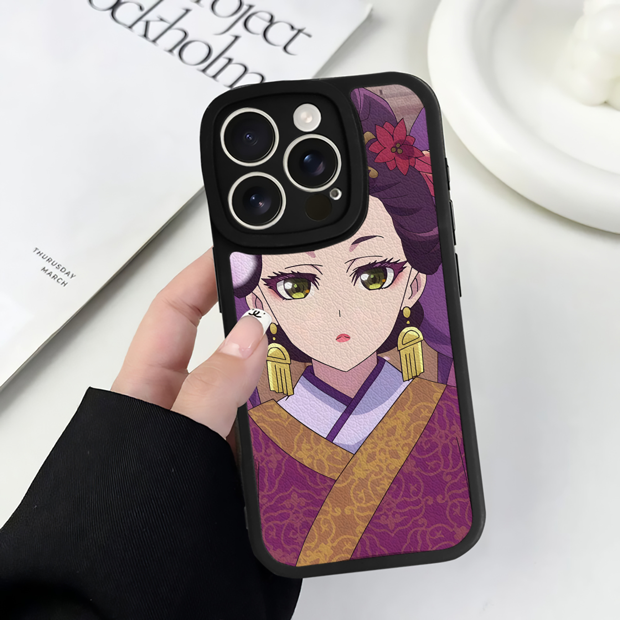 薬屋のひとりごと The Apothecary Diaries 【iPhone 16シリーズ対応】シリコンスマホケース（レザー調） 材質：シリコン